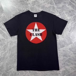 ミュージックティー(MUSIC TEE)のTHE CLASH 染み込みプリントT-SHIRT(Tシャツ/カットソー(半袖/袖なし))