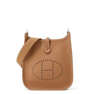 エルメス(HERMES)のエルメス ショルダーバッグ エブリンTPM 111cm ゴールド/シルバー金具 トリヨンクレマンス W刻印 HERMES Evelyne(ショルダーバッグ)