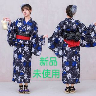 二部式浴衣 浴衣帯セット 3点 セパレート 巻きタイプ 兵児帯 着物 和装小物(浴衣)