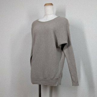 ユナイテッドアローズ(UNITED ARROWS)の【ユナイテッドアローズ】ニット　セーター　ベージュ　Ｆ　ウール　アルパカ　美品(ニット/セーター)