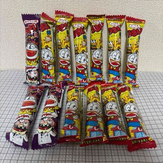 うまい棒　めんたい味　3本　テリヤキバーガー味10本　計13本(菓子/デザート)