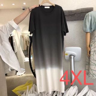 tシャツワンピース レディース ロング 大きいサイズ 半袖 夏 LWGA038(ロングワンピース/マキシワンピース)
