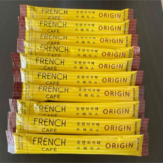 韓国コーヒースティックFRENCH CAFE インスタントコーヒー10本(コーヒー)