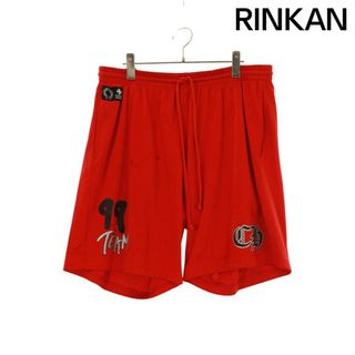 クロムハーツ(Chrome Hearts)のクロムハーツ  MESH VARSITY SHORTS MATTY BOY TEAMプリントメッシュハーフパンツ メンズ XXL(ショートパンツ)