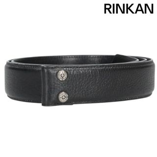 クロムハーツ(Chrome Hearts)のクロムハーツ  1.5 STRAP/1.5inchスクロールレーベルリベッツ レザーベルト メンズ 40(ベルト)