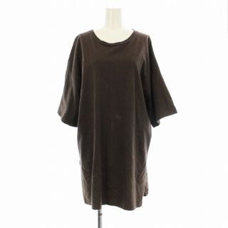 ドゥーズィエムクラス エブリデイアイライク Big Tシャツ 半袖 無地 茶(Tシャツ(半袖/袖なし))