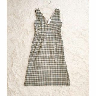 OPAQUE.CLIP - 【新品タグ付き】OPAQUE.CLIP　ジャンパースカート　ベルトつき　チェック