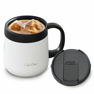【在庫処分】アイリスオーヤマ 真空断熱カップ マグカップ ごくごく飲める飲み口 