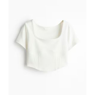 エイチアンドエム(H&M)のH&M  エイチアンドエム　コルセットスタイルトップス(Tシャツ(半袖/袖なし))