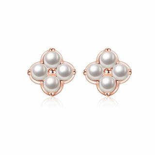 【数量限定】FH.bird ペリドット ピアス レディース 人气 18金 四つ葉(その他)