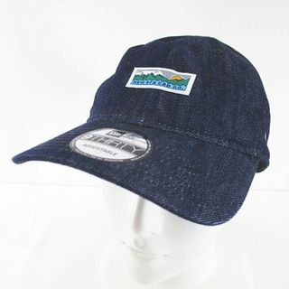 ニューエラ(NEW ERA)のニューエラ NEW ERA 帽子 キャップ帽 デニム 紺系 ネイビー 刺繍 ロゴ(その他)