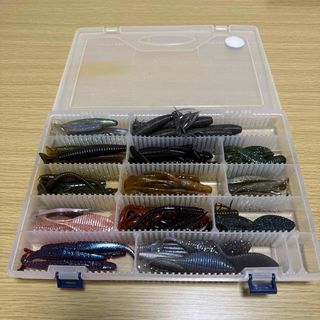 ワーム(ゲーリーヤマモト・HIDEUP・Berkley含)100個以上まとめ売り