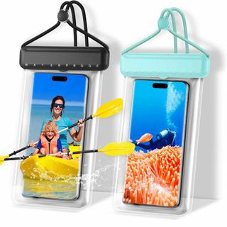 【カバー】スマホ 防水ケース 【新登場 & 2枚セット】 IPX8完全防水 指紋(その他)
