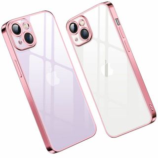 【カバー】iPhone 14 用 ケース クリア TPU 透明 耐衝撃 レンズ保