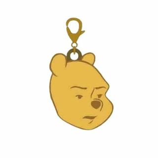 【新着商品】くまのプーさん ミニチャーム しかめっ面(その他)