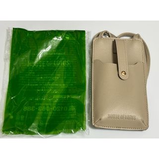 未使用 HOUSE OF LOTUS トリプルスマホポシェット大人のおしゃれ手帖(ファッション)