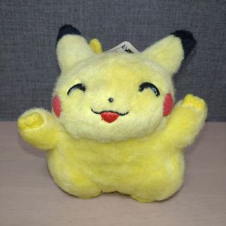 タカラトミー(Takara Tomy)のレアタグ付き　ポケモン ピカチュウ バンザイにっこり　ぬいぐるみ 初期 TOMY(ぬいぐるみ)
