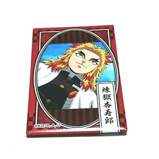 鬼滅の刃 煉獄杏寿郎 スクエア 缶バッジ 炎柱