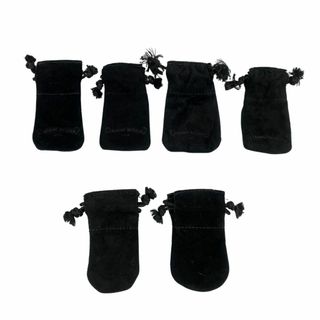 クロムハーツ(Chrome Hearts)のCHROME HEARTS クロムハーツ 巾着 革袋 ポーチ 6点セット アクセサリー用 ブラック 正規品 / 40370(その他)