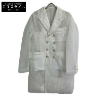 コムデギャルソンオムプリュス(COMME des GARCONS HOMME PLUS)のコムデギャルソンオムプリュス 25SS 白 ﾅｲﾛﾝﾁｭｰﾙ ﾛﾝｸﾞﾀﾞﾌﾞﾙｼﾞｬｹｯﾄ M(その他)