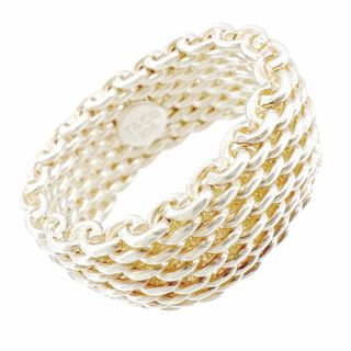 【中古】 Tiffany ＆ Co. ティファニー  指輪・リング   サマセット リング #10 SV925 シルバー 指輪 男女兼用 25015096 QB(リング(指輪))