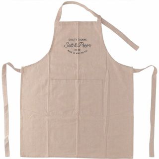 不二貿易 エプロン 幅65×厚み0.2×縦80㎝ ビスケット 丸洗い可能 3段階