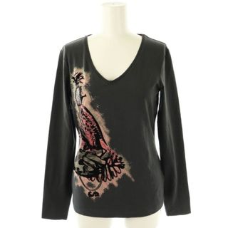 エスカーダ(ESCADA)のエスカーダ SPORT Tシャツ カットソー フロッキー S ダークグレー(Tシャツ(長袖/七分))