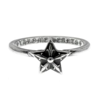 クロムハーツ CHROME HEARTS 【 BUBBLGM STAR 】 バブルガム スター シルバー リング 42154