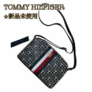 トミーヒルフィガー(TOMMY HILFIGER)の【新品】TommyHilfiger クロスボディ ショルダーバック マルチロゴ②(ショルダーバッグ)