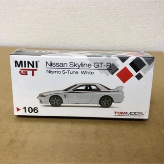 MINI GT ミニGT　日産スカイライン GT-R R32　ニスモ　ホワイト(ミニカー)