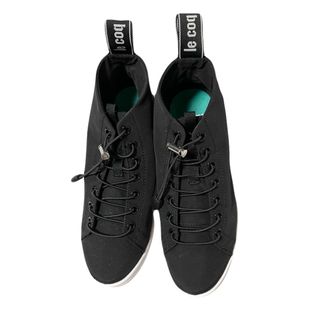 ルコックスポルティフ(le coq sportif)のle coq sportif ハイカットスニーカー レインシューズ ブラック(レインブーツ/長靴)