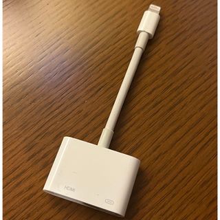 アップル(Apple)のApple純正　Lightning - Digital AVアダプタ(箱無し)(映像用ケーブル)