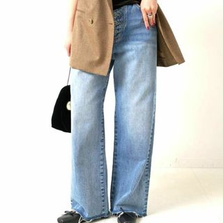 【極美品】スピックアンドスパン　5 1/2 ストレートデニム　サイズ29