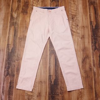 美品 チェスターブロス 千鳥格子柄テーパードパンツ メンズ M ピンク MV15