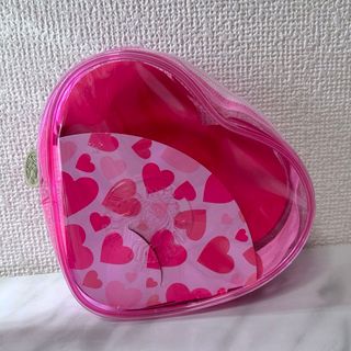 スターバックス クリアポーチハート ピンク(ポーチ)