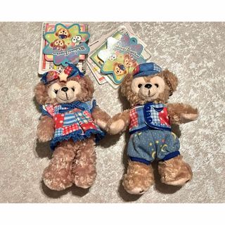 ディズニー(Disney)のディズニーシー15周年 ダッフィー シェリーメイ ぬいぐるみバッジ(キャラクターグッズ)