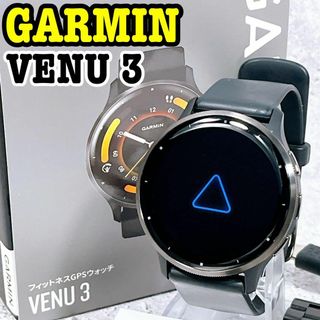 ガーミン(GARMIN)の元箱あり GARMIN VENU3 GPSスマートウォッチ ブラック(腕時計(デジタル))