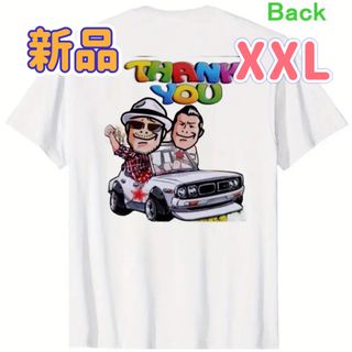 新作 矢沢永吉　carol キャラクターイラストTシャツ 旧車もカッコいいXXL(ミュージシャン)