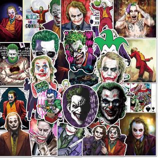 お得５０枚　ステッカー　ジョーカー　フレークシール　防水　ストリート　Joker(キャラクターグッズ)