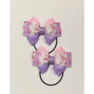 No.119 ハンドメイドヘアゴム 花柄 ステラルー