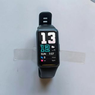 ファーウェイ(HUAWEI)のHUAWEI Band 6 中古　美品 ベルト予備2セット付(その他)