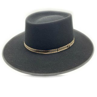ステットソン(STETSON)のSTETSON ステットソン YANCY HAT ヤンシーハット ファー ウール ブラック Size M(ハット)