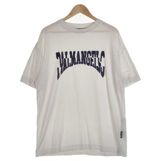 Palm Angels パームエンジェルス ロゴプリント Tシャツ ホワイト PMAA001E20JER005 Size XL