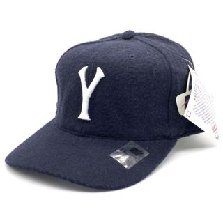 Sports Specialties スポーツスペシャリティーズ MLB ニューヨーク・ヤンキース アクリル ウール ベースボールキャップ ネイビー 刺繡 バングラデシュ製 Size 7 1/2 (59.6cm)(キャップ)