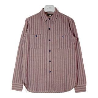 ジェラード(JELADO)の★JELADO ジェラード 30's Dobby Stripe CARPENTER SHIRTS ドビーストライプ カーペンターシャツ レッド size15(シャツ)