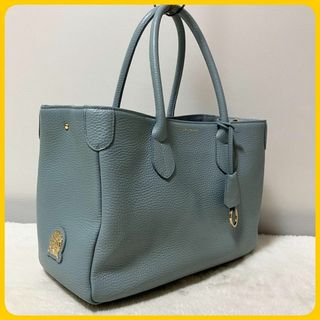 A.D.M.J. - 極美品 A.D.M.J 2way ショルダー トート バッグ 革 ブルー ピンク