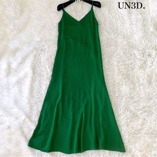 UN3D. - UN3D.ベーシックキャミワンピース ロング 36サイズ 定価2.6万