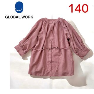 グローバルワーク(GLOBAL WORK)のGlobal Work　シアーバンドシャツ　140(ブラウス)
