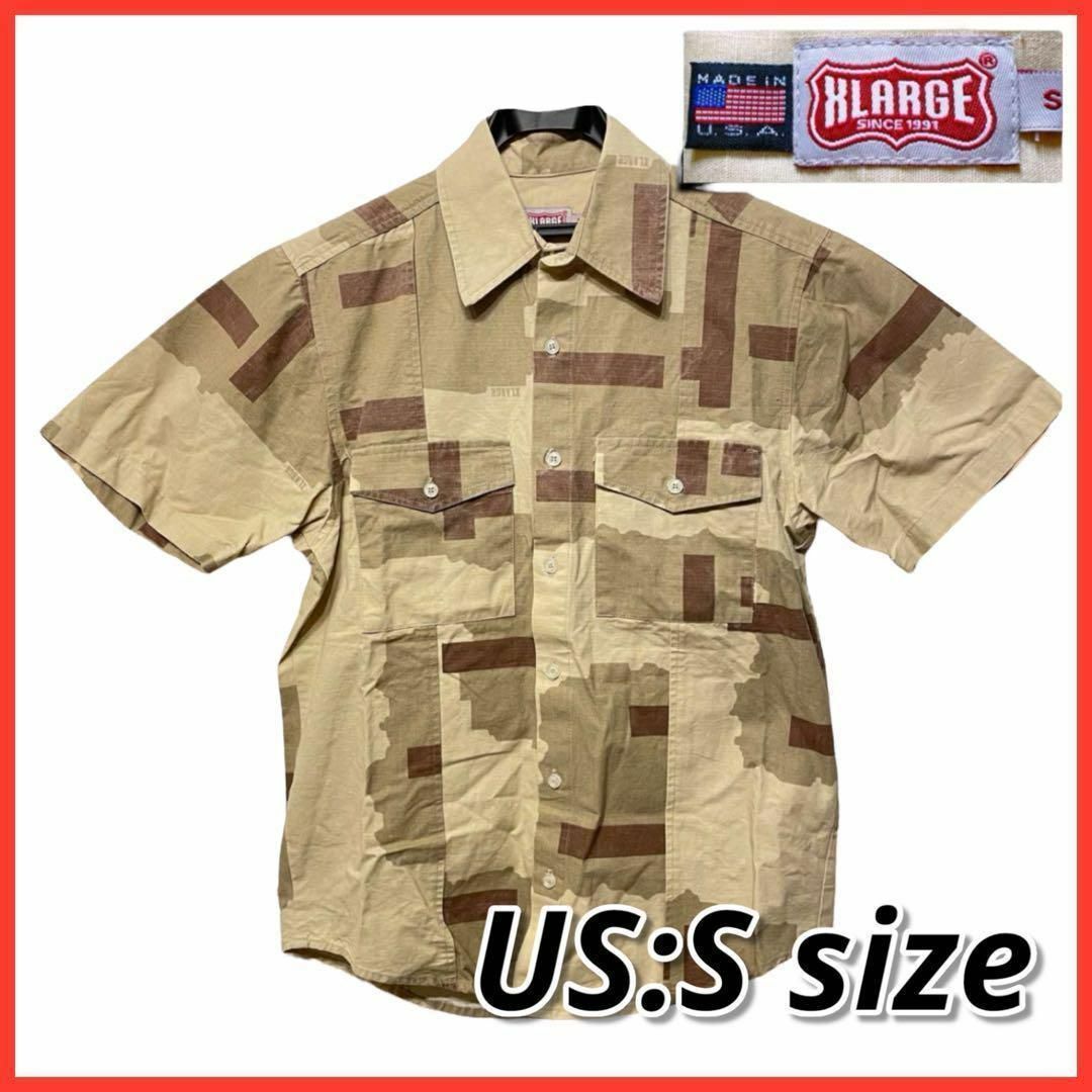 XLARGE(エクストララージ)の入手困難 アメリカ製 XLARGE エックスラージ 迷彩 カモフラ 古着 メンズのトップス(シャツ)の商品写真