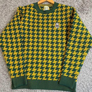 【極美品】マークアンドロナ 千鳥格子ニットHELLO CLASSIC 48サイズ